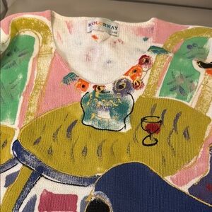 Kolorway Colorful Abstract Sweater